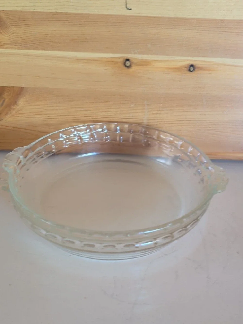 Pyrex clear glass